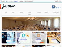 Tablet Screenshot of catering-isamar.com